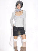 "Shimmery Ruffle" Top