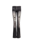 2-in-1 Microflare Skirt Jean