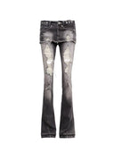 2-in-1 Microflare Skirt Jean