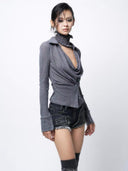Irina Layered V-Neck Tee