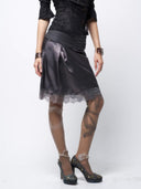 Cyber Mesh Layered Skirt