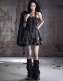 Washed Leather Leg Warmers