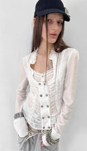 Courtly Lace Top