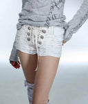 Knight's Lace-Up Shorts