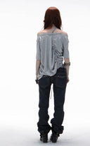 Slash & Cinch Top