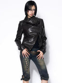Cowl Moto Jacket