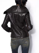 Cowl Moto Jacket