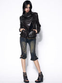 Cowl Moto Jacket