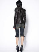Cowl Moto Jacket