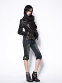 Cowl Moto Jacket