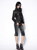 Cowl Moto Jacket