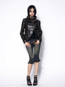 Cowl Moto Jacket