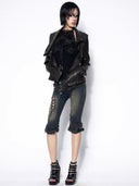 Cowl Moto Jacket