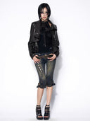 Cowl Moto Jacket