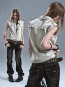 Roll Sleeve Sabotage Vest