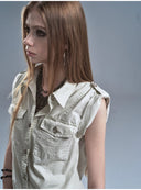 Roll Sleeve Sabotage Vest