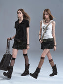 Shadow Zip Skirt