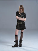 Shadow Zip Skirt