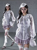 Heiress Ruffle Blouse