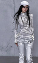 Riot Jacquard Top