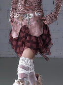 Wild Plaid Skirt