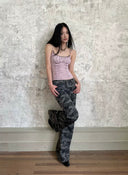 Pink Thorn Shadow Top