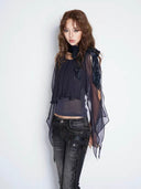 Shimmer Wing Top