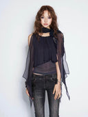 Shimmer Wing Top