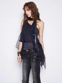 Shimmer Wing Top
