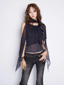 Shimmer Wing Top