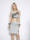 Mint Veil Skirt