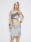Mint Veil Skirt