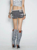 Lace Belt Shorts