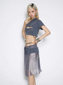 Mist Lavender Skirt