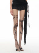 Asym Tattoo Tights