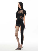 Drape Knot Dress