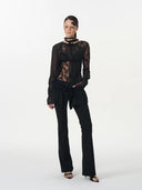 Fray Plunge Pants