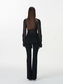 Fray Plunge Pants