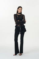 Fray Plunge Pants