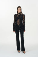 Fray Plunge Pants