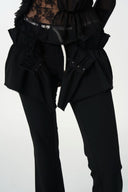 Fray Plunge Pants