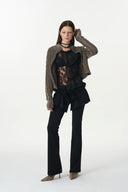 Fray Plunge Pants