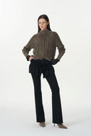 Fray Plunge Pants