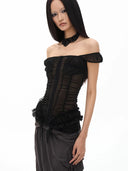 Ruche Slip Top