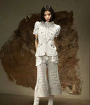 Cropped Panel Pants