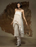 Cropped Panel Pants
