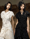 Court Ruffle Blouse