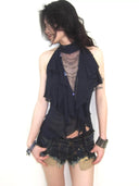 Ravage Splatter Denim Shorts