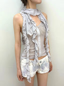 Zebra Spell Mesh Top