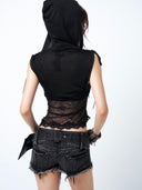Belt Fray Shorts
